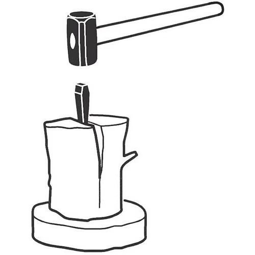Masse manche fibre verre et deux faces plates